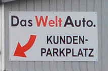 Schild VW